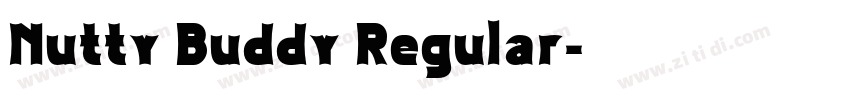 Nutty Buddy Regular字体转换